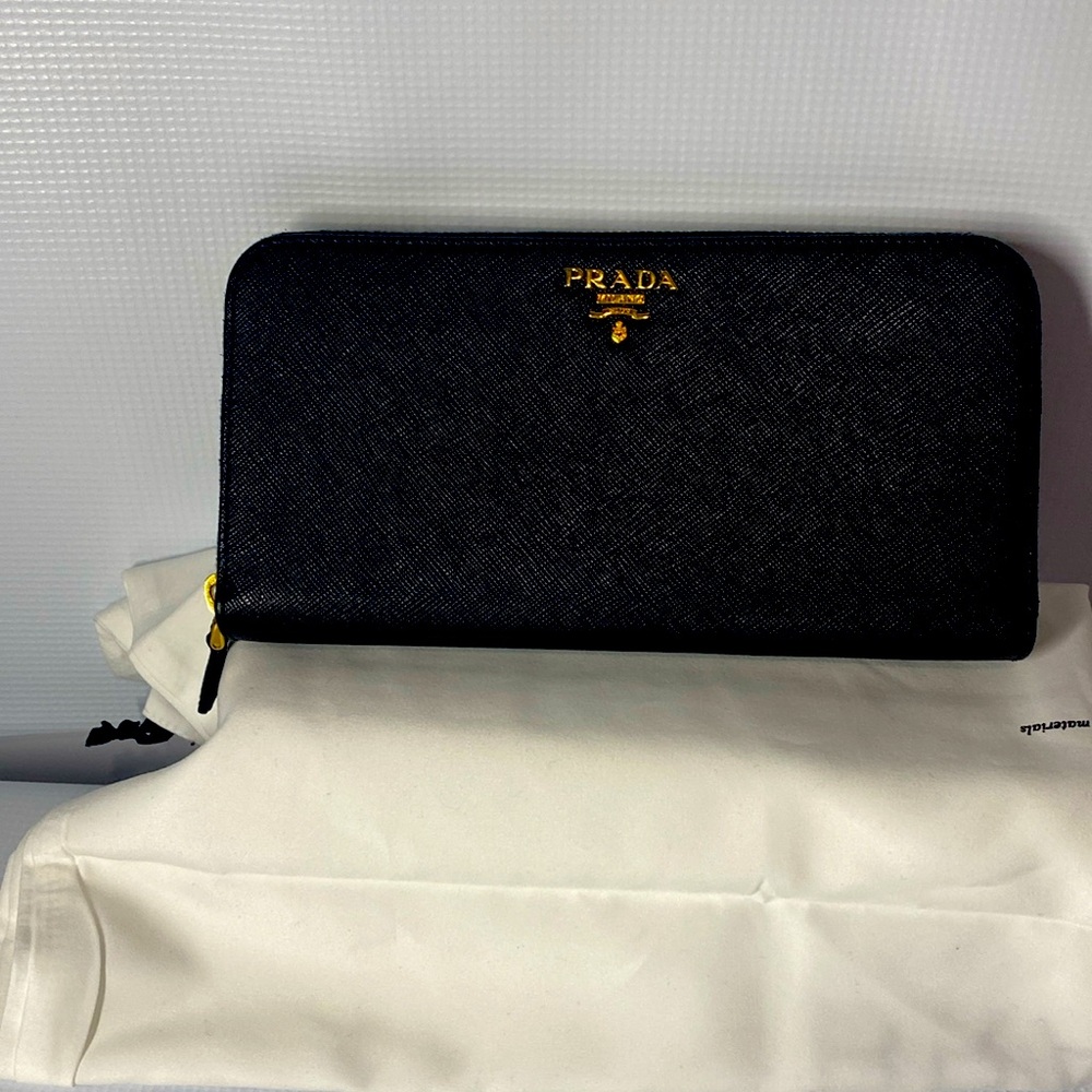 Prada long wallet